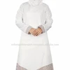 White color party wear abaya-poplin abaya/ burqa