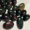 Stone 2 to 15 Carat Size Ethiopian Black Opal Gemstone Semi Precious Cabochon