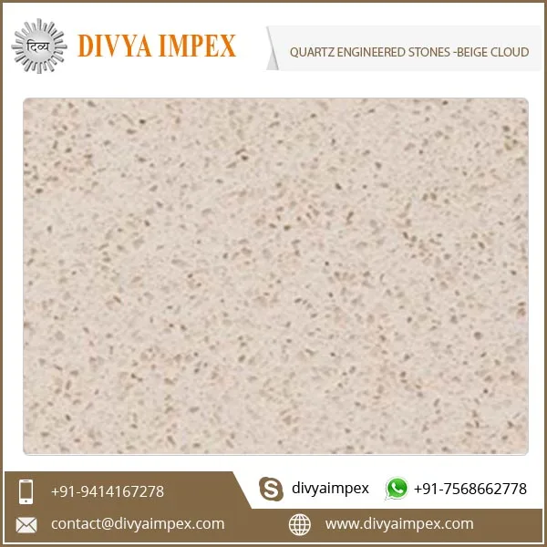 Artificial Non Porous Quartz Engineered Stone For Countertops