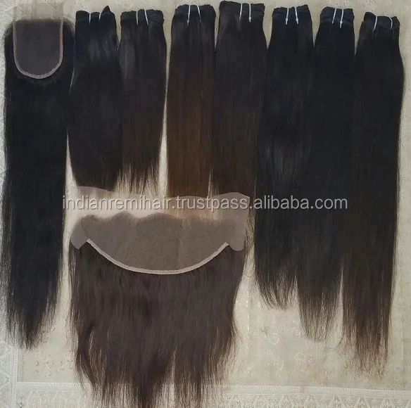 Straight Human Hair Straight Hair Bundles Wholesale 10a Grade Silky Straight