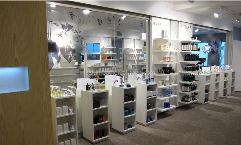 Makeup Premier Cosmetic Display Showcase Shop Design Buy