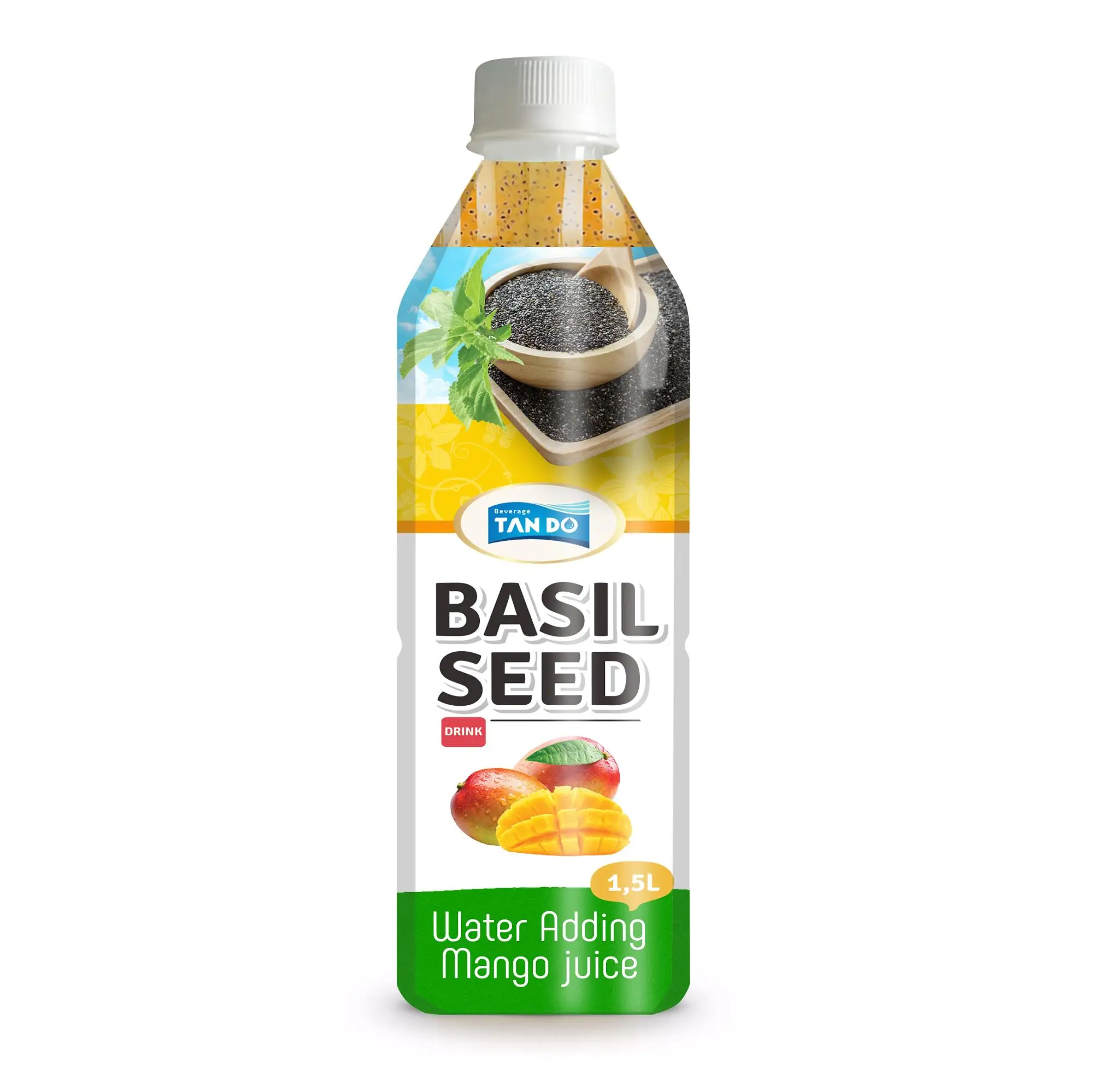 500ml bottle chia seed drink passion fruit juice - oem drink