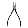 Black Durable Finger Support Handle Stainless Steel Professional Cuticle Nipper From Limnex Industry