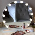 MM174 100% Quality Guarantee Gift Free Frameless Hollywood Mirror With Light Bulbs Worldwide Chain