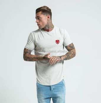 curved hem tee