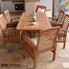 Wholesale Outdoor patio furniture 6 pieces garden chair dining table teak indonesia