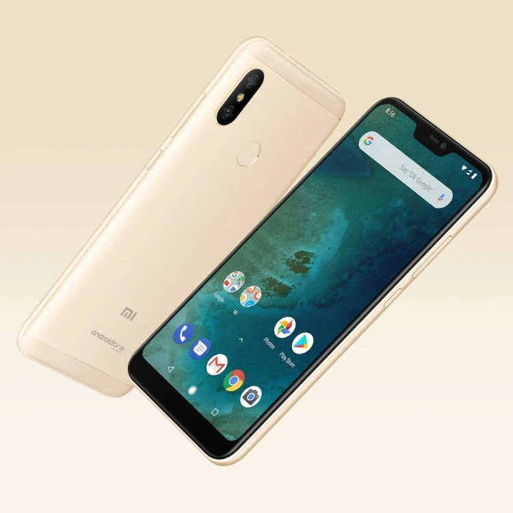 

Global Official Version Xiaomi Mi A2 Lite Mobile Phone 4GB+64GB 5.84 inch Android One Qualcomm Snapdragon 625 4G smartphone, Black blue