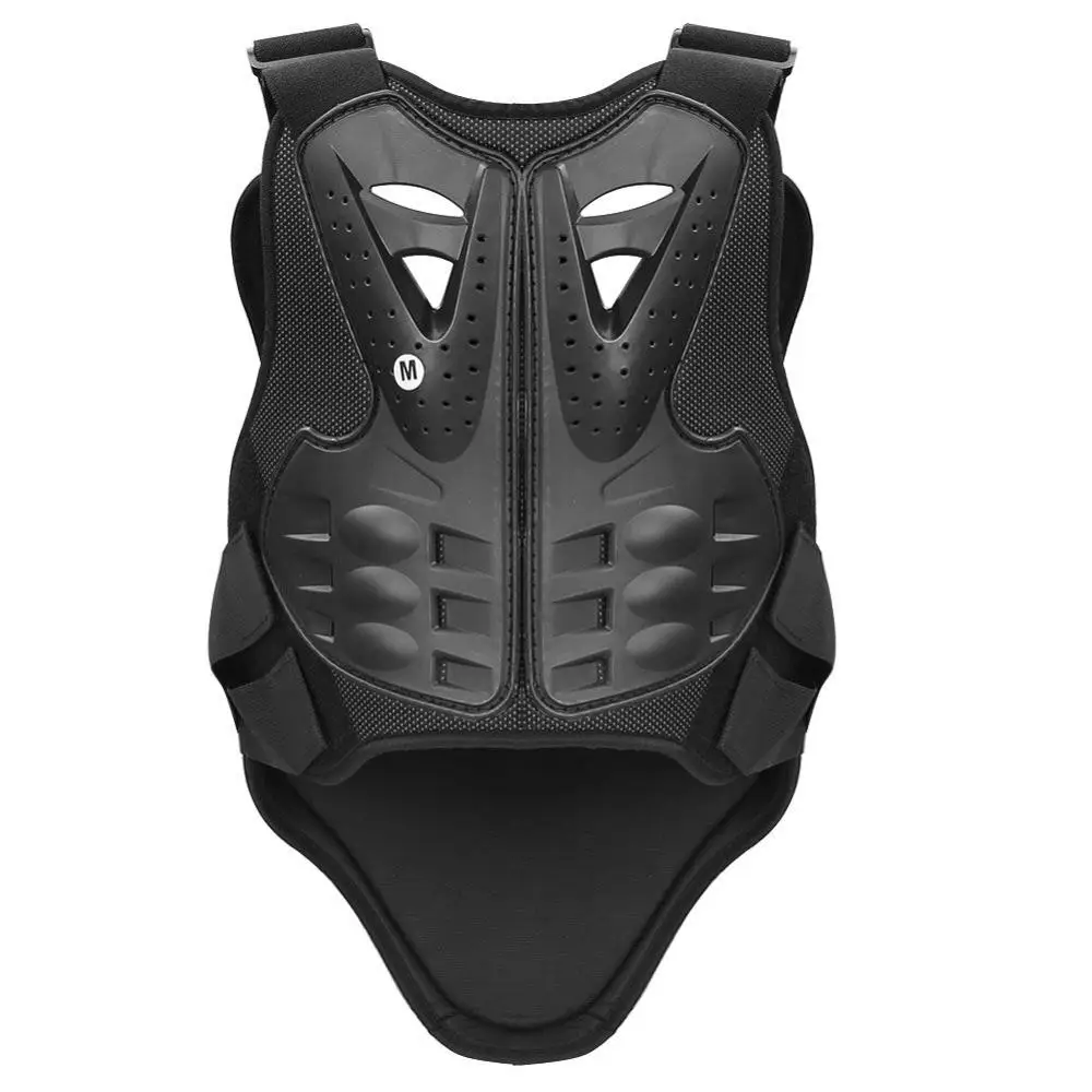 

Motorcycle Safety Protective vest Armor Removable Elbow Protector/motocross safety racing jacket, Black