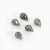 9x6mm Faceted drops 2.10 cts black rutile quartz semi precious loose gemstone IG9144