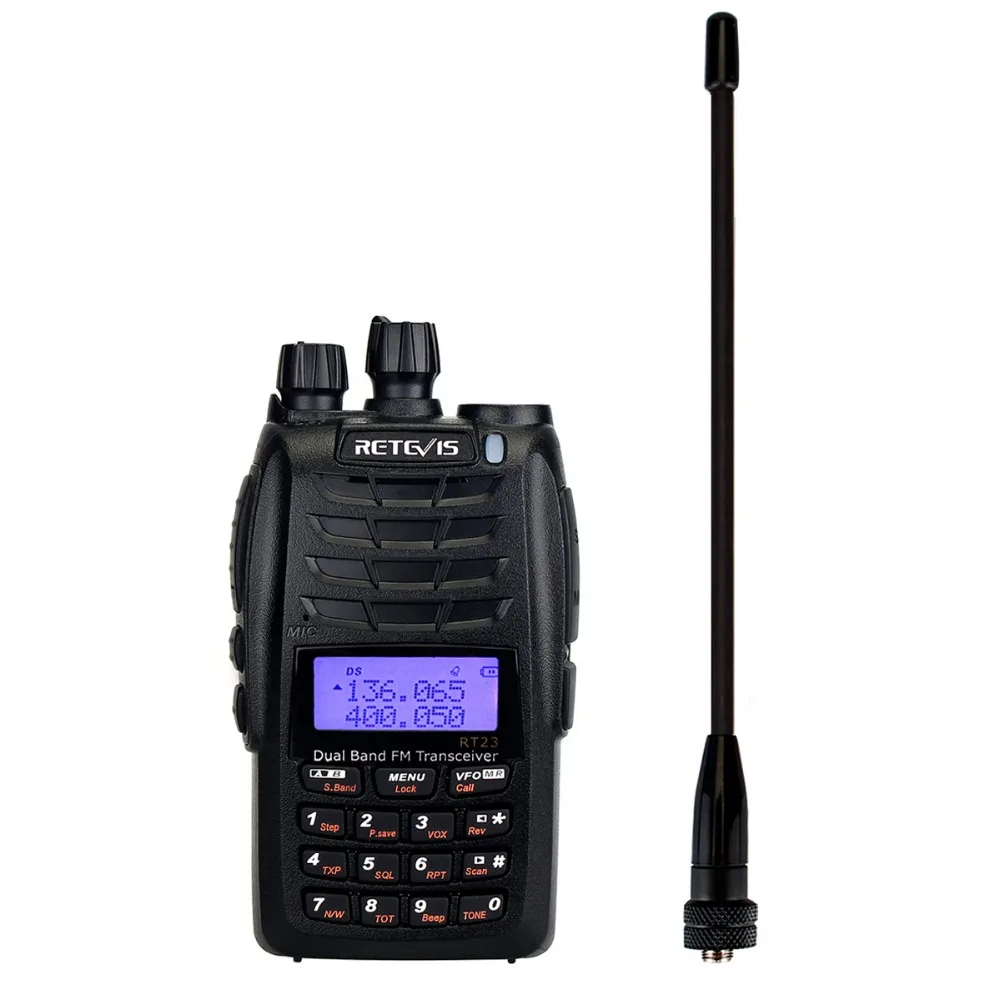 Retevis RT23 Cross Band Repeater 5W Analog lWalkie Talkie Dual PTT 128CH VHF/UHF136-174/400-480MHZ Ham Amateur Two Way Radio
Retevis RT23 Cross Band Repeater 5W Analog lWalkie Talkie Dual PTT 128CH VHF/UHF136-174/400-480MHZ Ham Amateur Two Way Radio