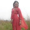 La'ethnic Red patch work ladies salwar suit with dupatta