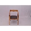 Hot sale antique solid wood chair cushion dining chair cafe restaurant use elegant wooden chair