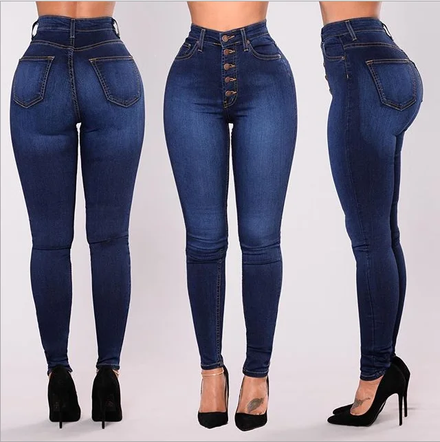 Women foreign trade 4XL Skinny stretch Jeans Ladies Slim Denim High Waist Pants Female Trousers Plus size, Light blue/dark blue
Women foreign trade 4XL Skinny stretch Jeans Ladies Slim Denim High Waist Pants Female Trousers Plus size, Light blue/dark blue