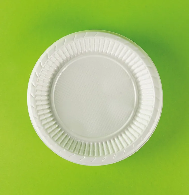 best price round model disposable plastic plates 170mm