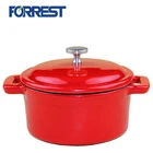 Cast iron enamel Dutch Oven mini cast iron casserole pots