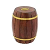 Wine Barrel Style Popular Custom Wooden Money Box for Wholesale Purchase