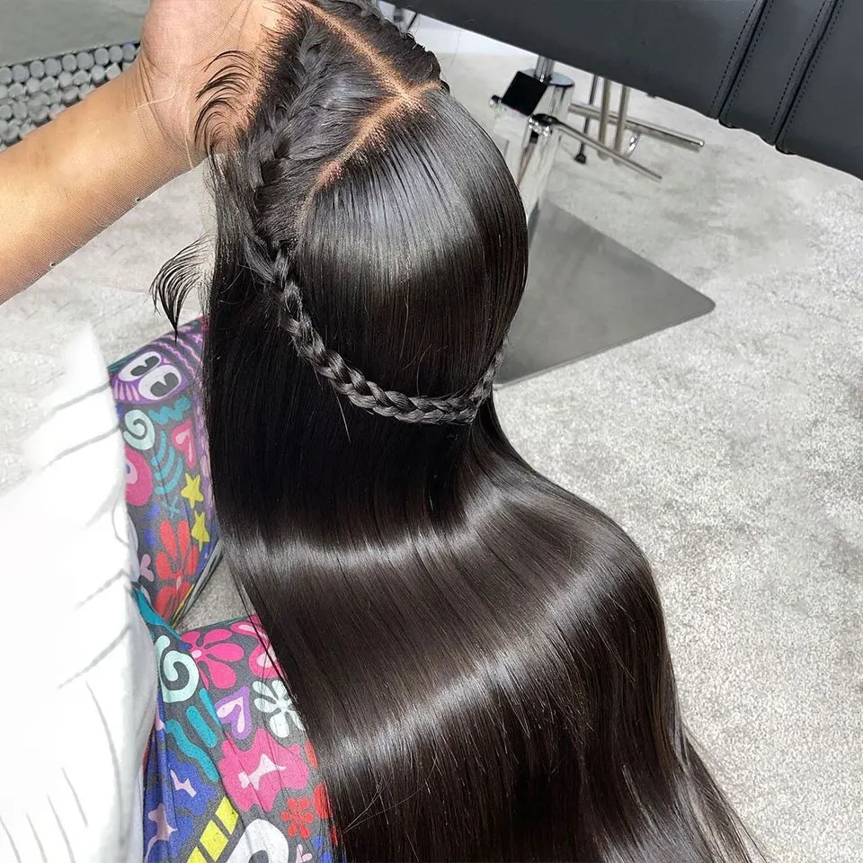 Grade 12A Full Lace Human Hair Wig Straight Pre Plucked 13*6 Brazilian Virgin Human Hair Lace Front Wig For Black Women
Grade 12A Full Lace Human Hair Wig Straight Pre Plucked 13*6 Brazilian Virgin Human Hair Lace Front Wig For Black Women