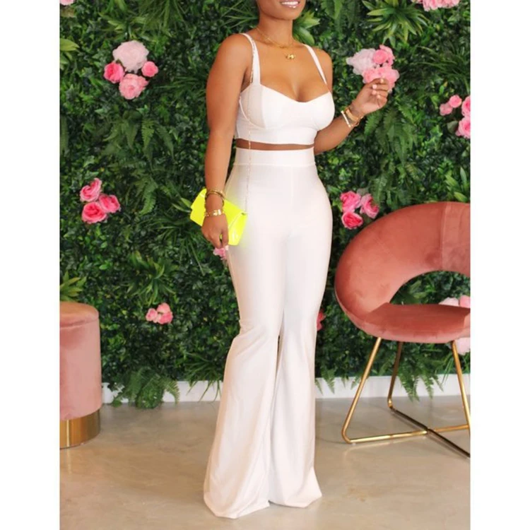 Sexy No Pockets Sleeveless Crop Top And Pants Set Women Fashion Two Piece Clothing, White,black,fluorescent green
Sexy No Pockets Sleeveless Crop Top And Pants Set Women Fashion Two Piece Clothing, White,black,fluorescent green