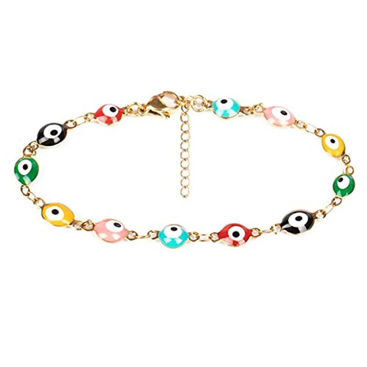 Evil Eye Bracelet for Women Men Girls 18K Gold Plated Stainless Steel Handmade Adjustable Amulet Evil Eyes Jewelry for Family, Silver,gold
Evil Eye Bracelet for Women Men Girls 18K Gold Plated Stainless Steel Handmade Adjustable Amulet Evil Eyes Jewelry for Family, Silver,gold