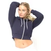 New arrival international shopping online custom gym hoodie crop hoodies jacket women autumn winter wear tops