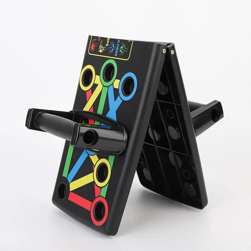 14 in 1 Folding Push Up Bars With Color coded Ultra Push Up Board Bracket Board Multifunctional Arm Abdominal Muscle Training
14 in 1 Folding Push Up Bars With Color coded Ultra Push Up Board Bracket Board Multifunctional Arm Abdominal Muscle Training