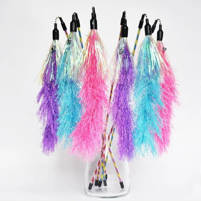 Funny Colorful Paper Cat Stick Teaser Wand Colorful Ribbon Cat Toy Wand Pet Teaser Toy For Cats
Funny Colorful Paper Cat Stick Teaser Wand Colorful Ribbon Cat Toy Wand Pet Teaser Toy For Cats