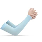 Wholesale Running Cycling Driving Reflective Sunscreen Bands plain arm sleeves Arm Ice Fabric Sport Sleeves