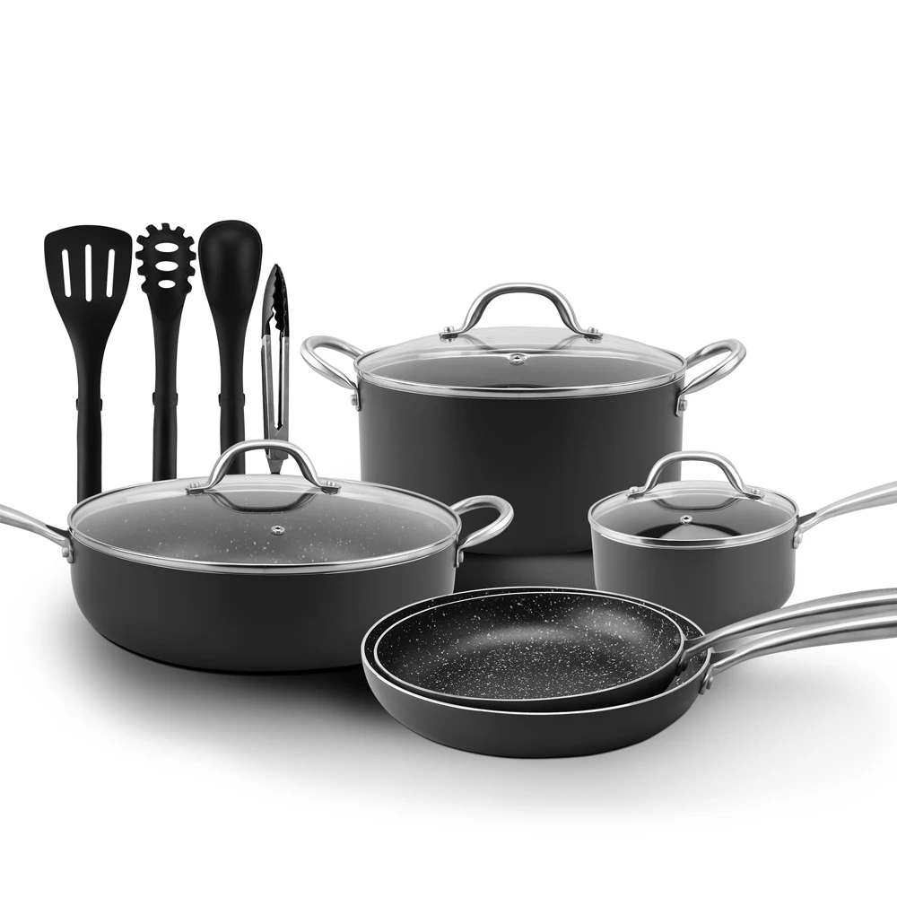 Amercook big cooking high quality popular sell granite home restaurant non-stick cookware kitchen aluminum cooking pot set
Amercook big cooking high quality popular sell granite home restaurant non-stick cookware kitchen aluminum cooking pot set