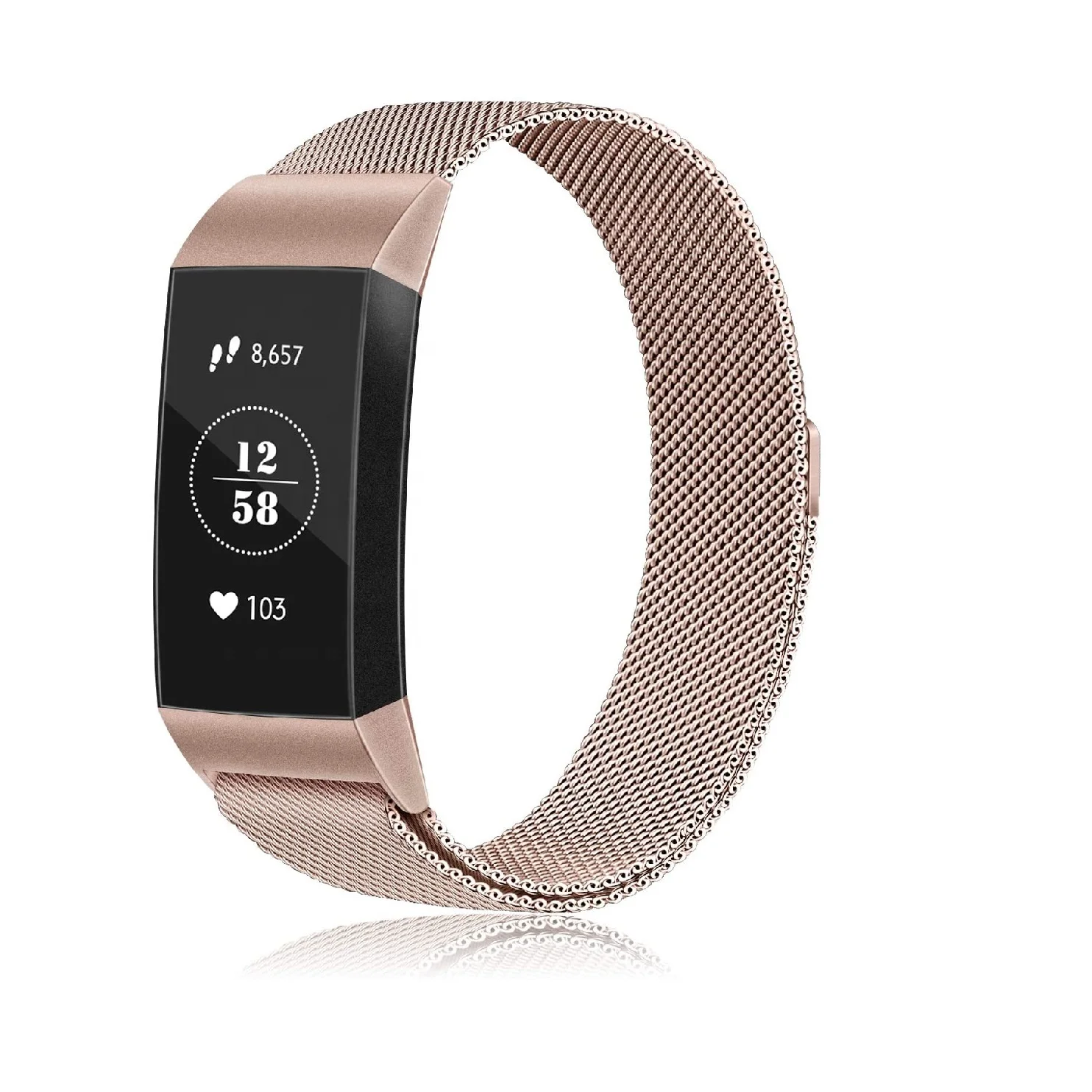 Magnet Stainless Watch Wristband Luxury Metal Armbands Charge 3 & Charge 4 Milanese Watch Bands
Magnet Stainless Watch Wristband Luxury Metal Armbands Charge 3 & Charge 4 Milanese Watch Bands