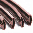 Flexible snap on edge trim strip soft plastic edge strip sealing strip for shower screens