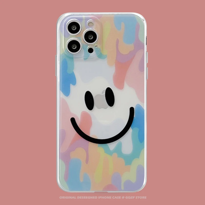 Fashion Graffiti Camouflage Smile Face Soft TPU Phone Case for iPhone 11 iPhone12 Pro Max 12mini Xr Girl Women Phone Cover
Fashion Graffiti Camouflage Smile Face Soft TPU Phone Case for iPhone 11 iPhone12 Pro Max 12mini Xr Girl Women Phone Cover