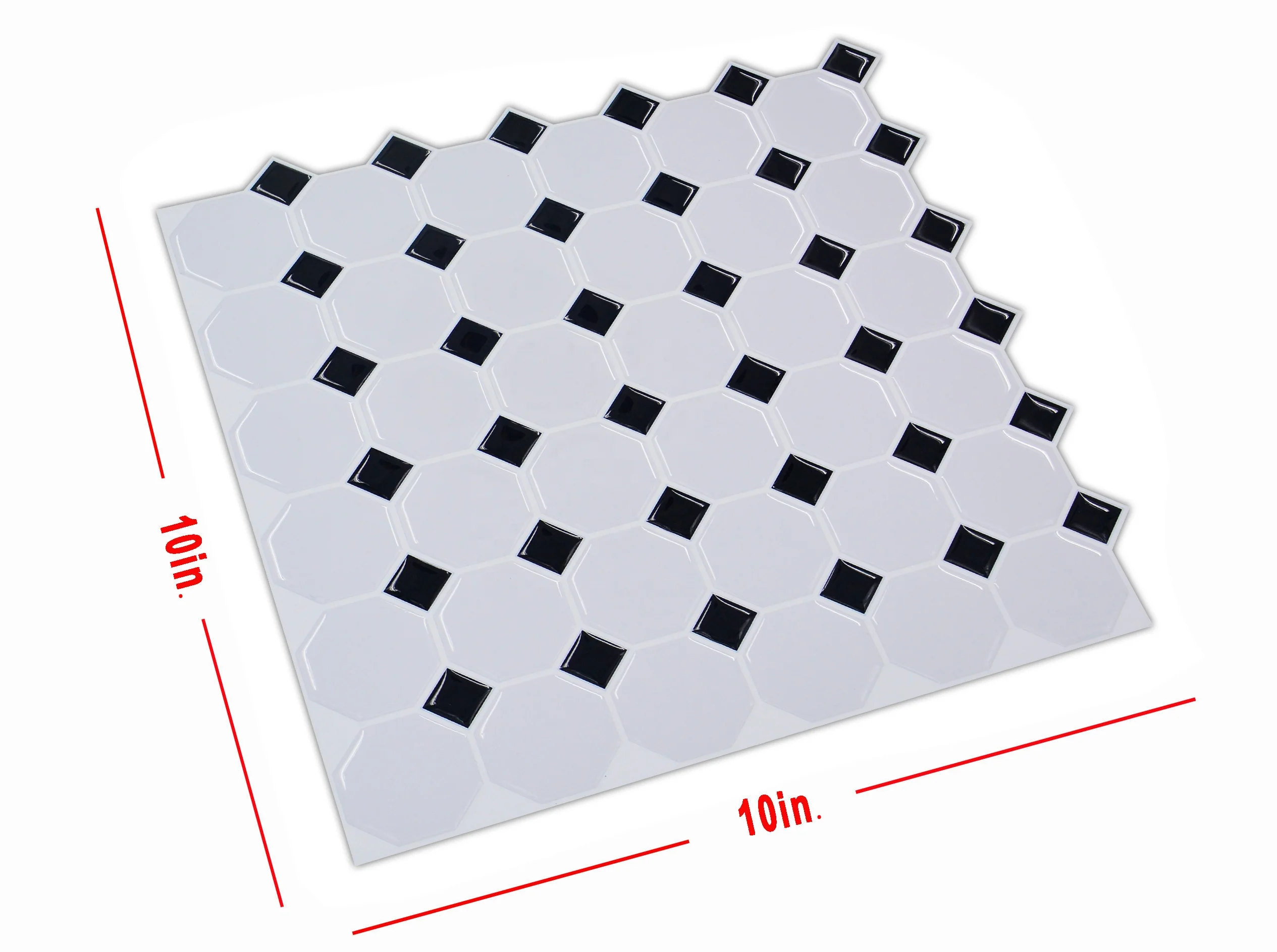 Marble Wall Peel Stick and Tile for  Backsplash Mosaic Art sticker tiles