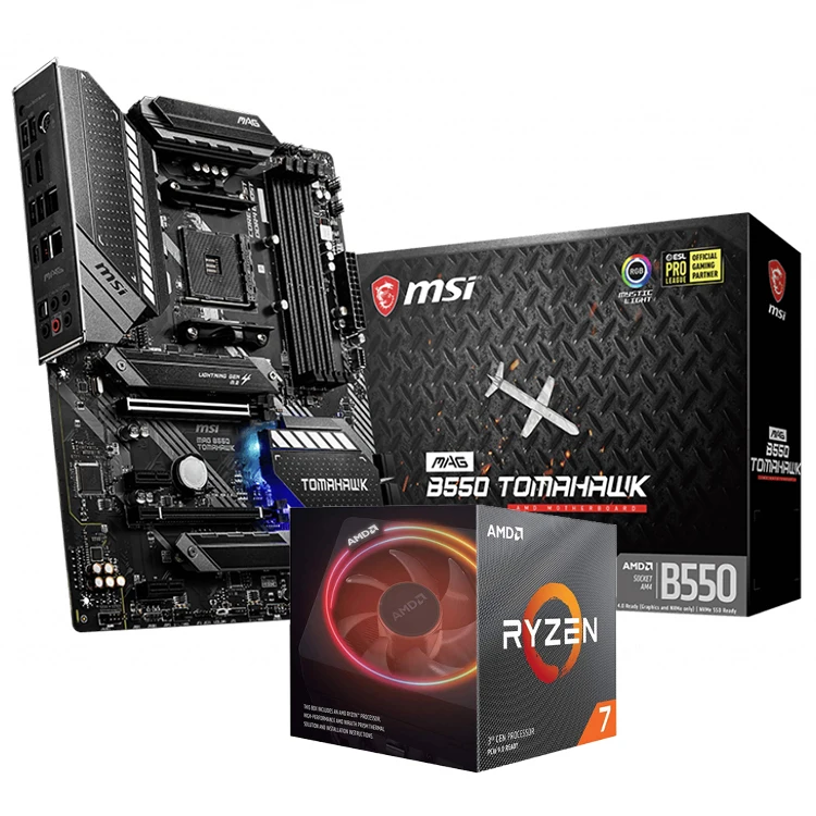 MSI MAG B550 TOMAHAWK AMD AM4 Gaming ATX Motherboard with Ryzen 7 9 3700X 3800X 3900X Processors
MSI MAG B550 TOMAHAWK AMD AM4 Gaming ATX Motherboard with Ryzen 7 9 3700X 3800X 3900X Processors