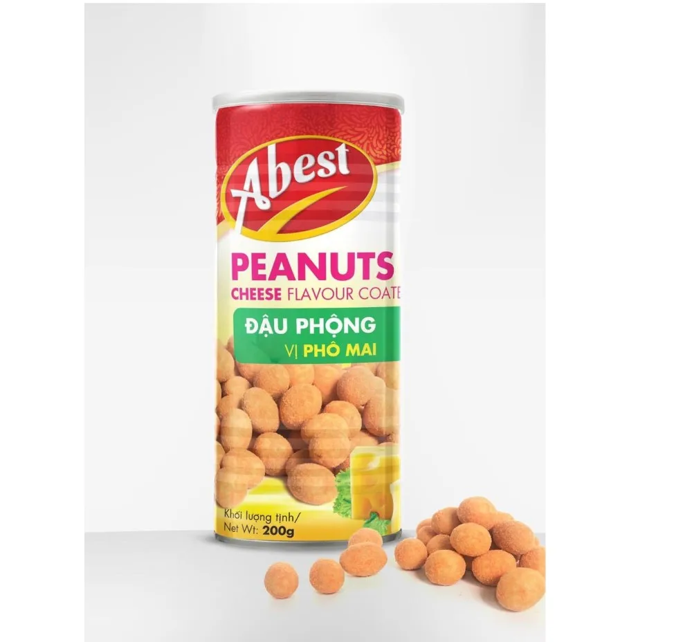 roasted peanuts with cheese flavor coated