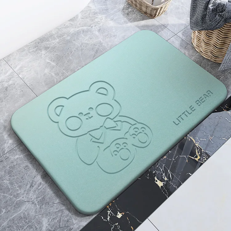 Custom Size Eco-friendly Bathroom Floor Anti-slip Diatomaceous Earth Bath Mat, Green,pink,light gray,dark gray or customized
Custom Size Eco-friendly Bathroom Floor Anti-slip Diatomaceous Earth Bath Mat, Green,pink,light gray,dark gray or customized