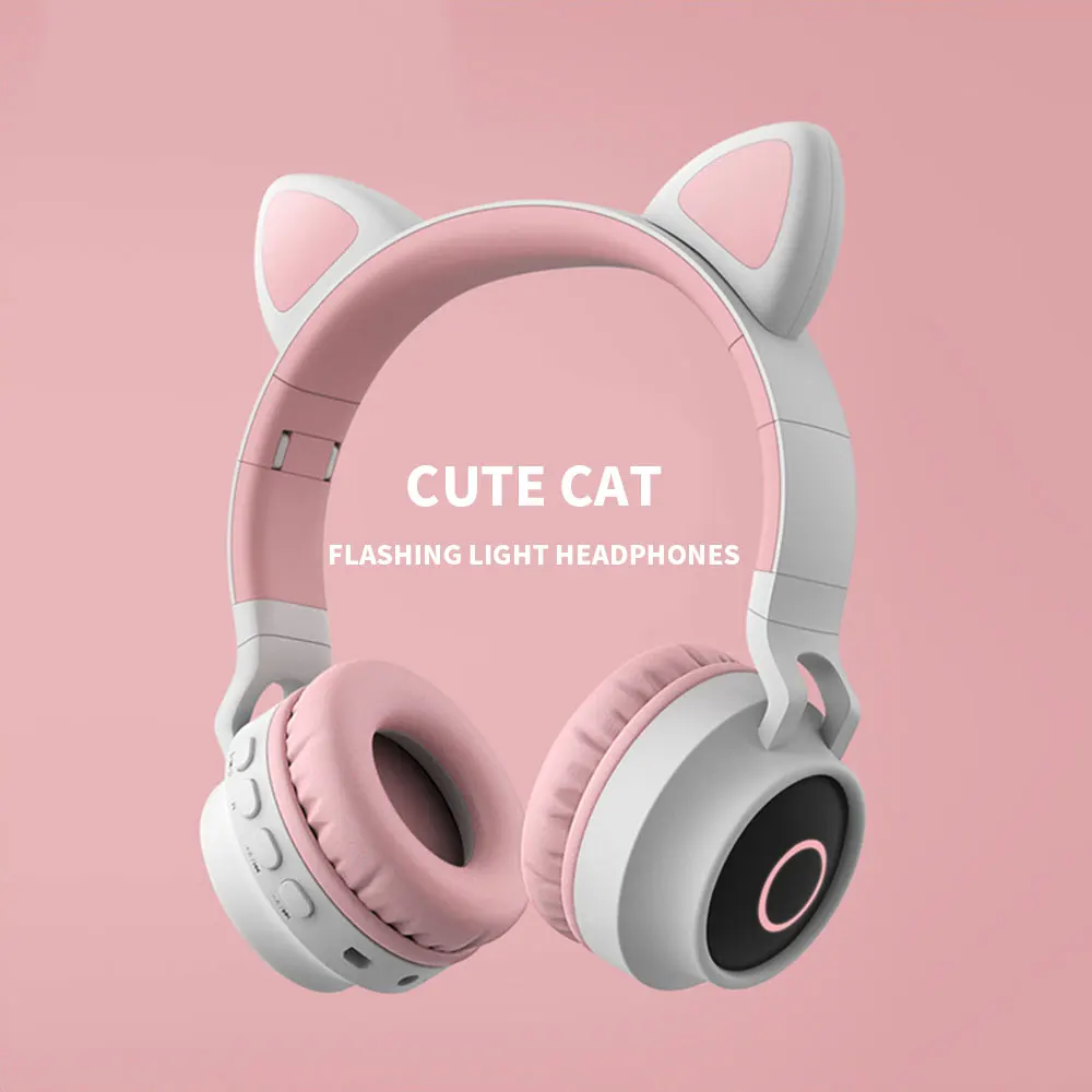 Cute Cat Ears Head-mounted Gaming Noise Cancelling Headphones, It Is A Headset With RGB Three-color Mixed Lighting Effects
Cute Cat Ears Head-mounted Gaming Noise Cancelling Headphones, It Is A Headset With RGB Three-color Mixed Lighting Effects