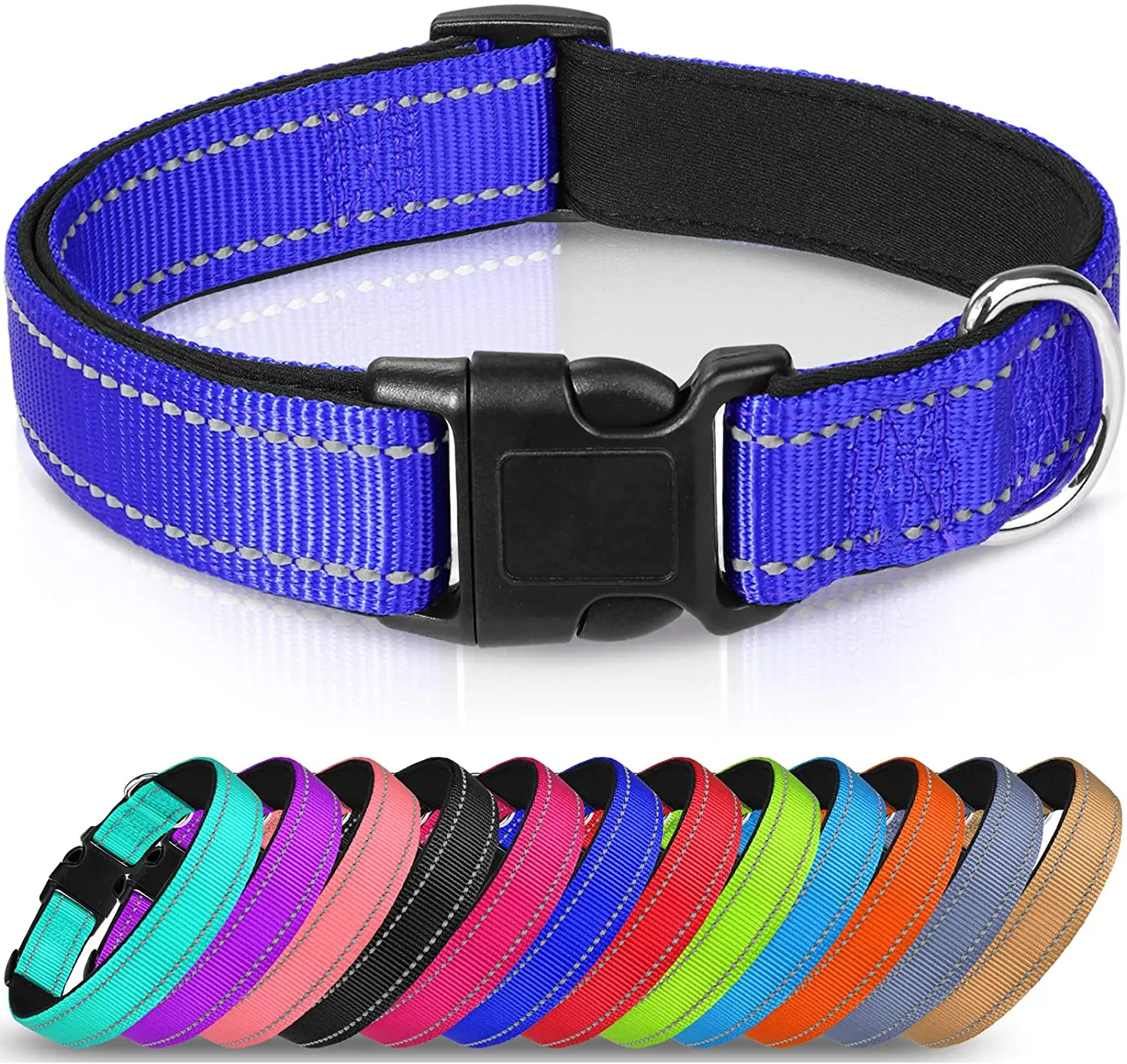 Flashing Nylon Dog Cat Wholesale Pet Collar Custom Logo Reflective Flat Soft Easy to Use Nylon Luxury Dog Collar, Red/blue/navy green/black
Flashing Nylon Dog Cat Wholesale Pet Collar Custom Logo Reflective Flat Soft Easy to Use Nylon Luxury Dog Collar, Red/blue/navy green/black