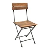 INDUSTRIAL FOLDING DINING CHAIR 2020, WOODEN IRON DINING RESTAURANT CHAIR