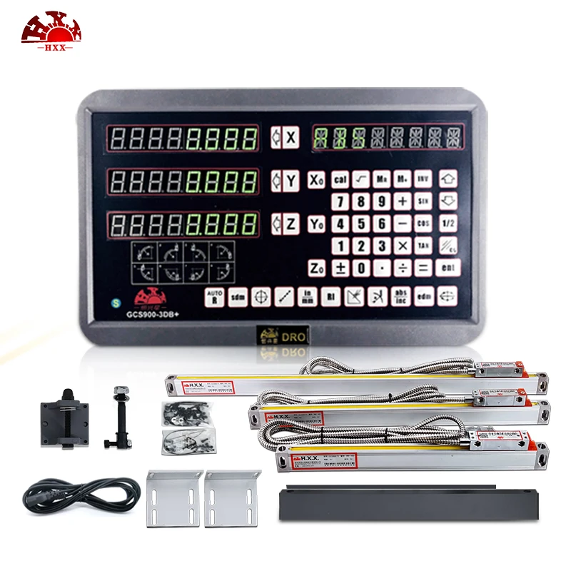 Factory measurement high-precision instrument linear scale dro kit for 3-axis digital reading of milling drilling machine
Factory measurement high-precision instrument linear scale dro kit for 3-axis digital reading of milling drilling machine