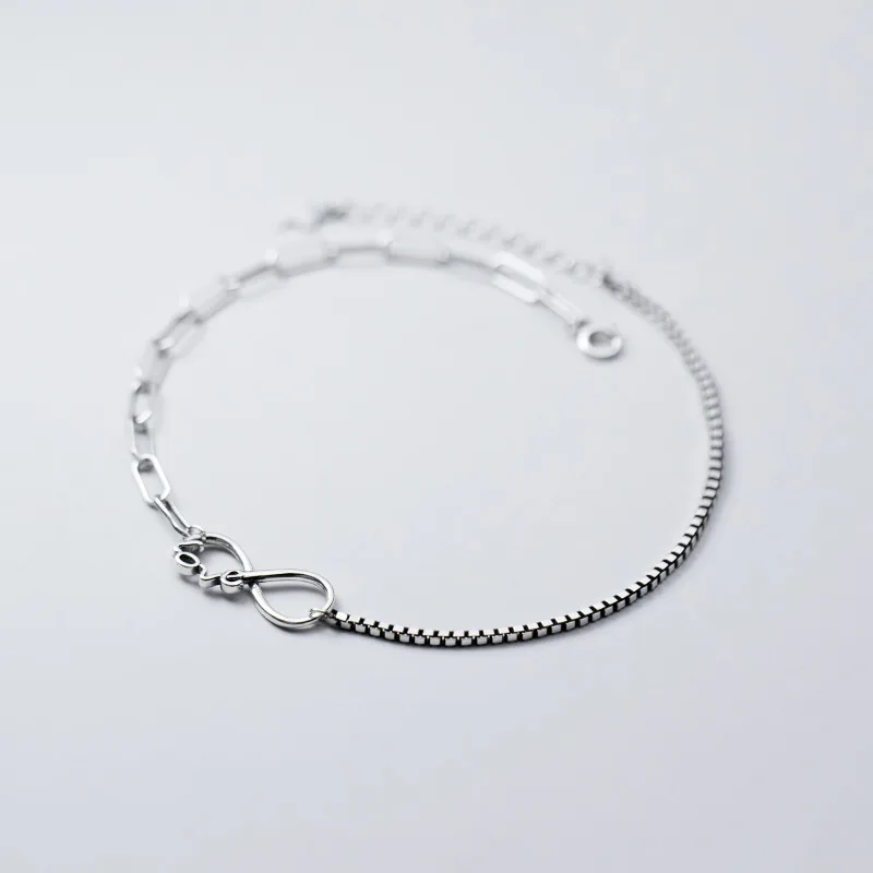 A1123 New 2021 Luxury Jewelry Sterling Silver 925 Letter Asymmetry Infinity Bracelet With Love Character
A1123 New 2021 Luxury Jewelry Sterling Silver 925 Letter Asymmetry Infinity Bracelet With Love Character