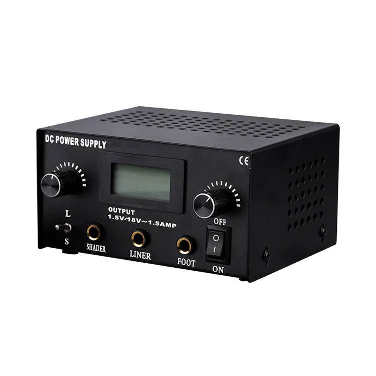 Hot selling Tattoo Power Source for Tattoo Machine LCD Display Dual Control Tattoo Power Supply, Black
Hot selling Tattoo Power Source for Tattoo Machine LCD Display Dual Control Tattoo Power Supply, Black