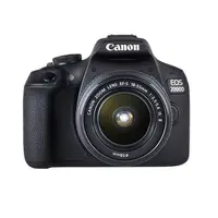 

Canon EOS 2000D DSLR Camera (Rebel T7) Black KIT EF-S 18-55mm F3.5-5.6 IS II Lens