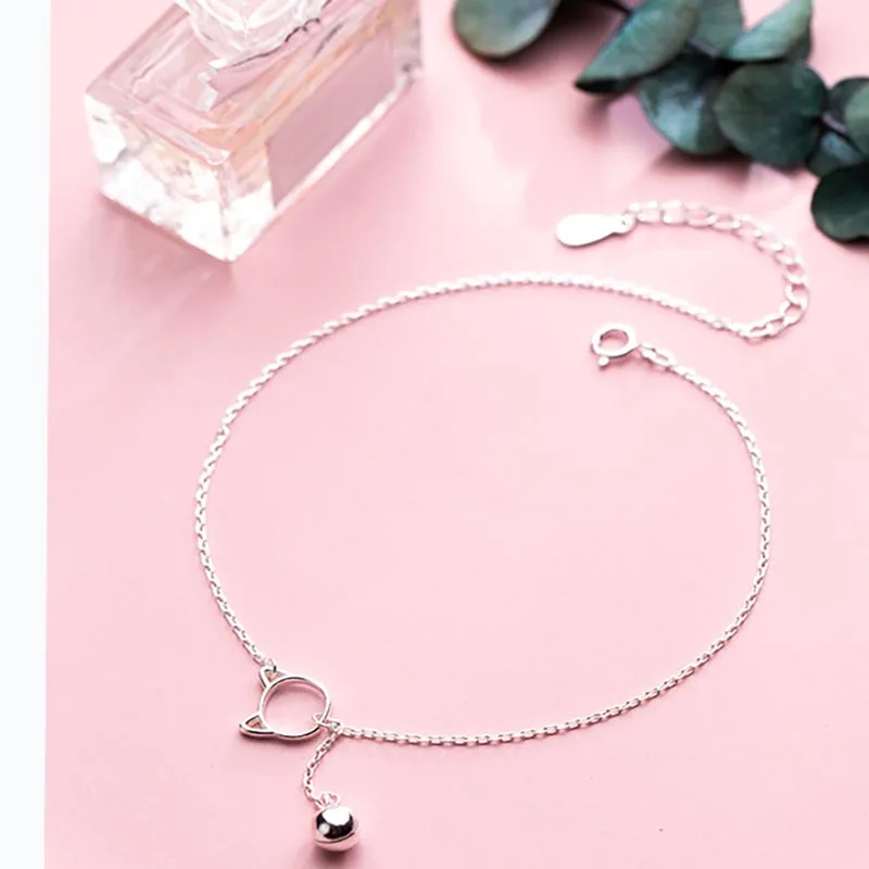 A1064 Hot Items Accessories Silver Cat Bell Kitten Animal Anklet 
A1064 Hot Items Accessories Silver Cat Bell Kitten Animal Anklet