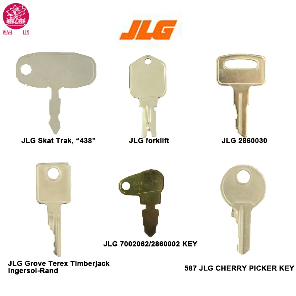 Set of 6 JLG heavy equipment keys fits Case Bob-cat John Deer Hyster Snoopy Vermeer Massey Ferguson
Set of 6 JLG heavy equipment keys fits Case Bob-cat John Deer Hyster Snoopy Vermeer Massey Ferguson
