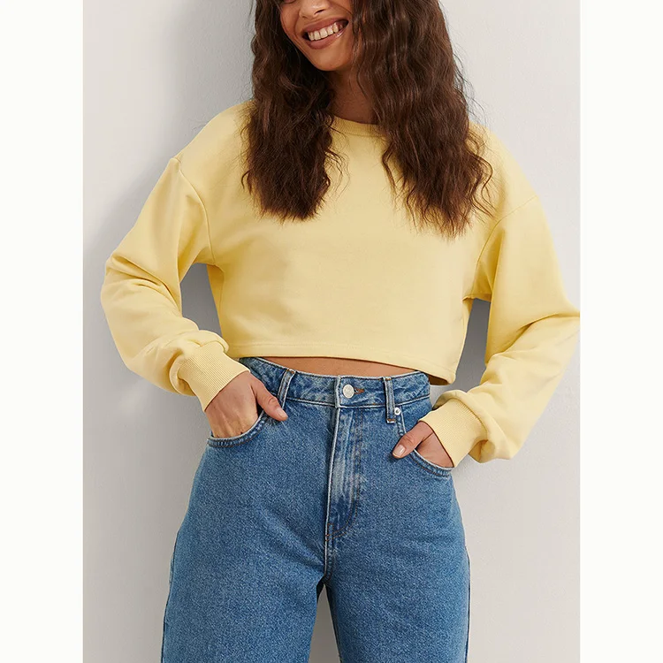 2021 sudadera OEM Custom Women Plain Solid Sweatshirt Gym Hoodies Ladies Crop Jumper, Customized color
2021 sudadera OEM Custom Women Plain Solid Sweatshirt Gym Hoodies Ladies Crop Jumper, Customized color