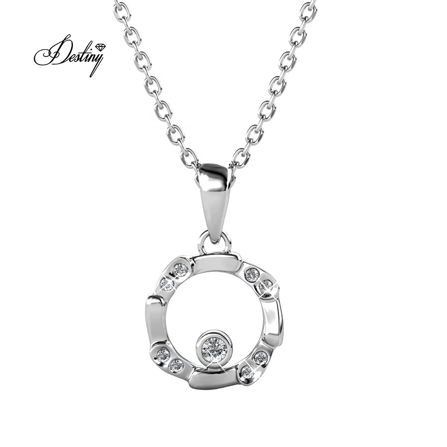 Destiny Jewellery Fashion Minimalist Round Waterwheel Pendant Necklace, Rose / white gold
Destiny Jewellery Fashion Minimalist Round Waterwheel Pendant Necklace, Rose / white gold