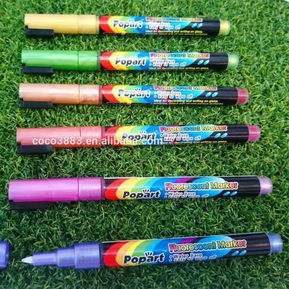 Best for LED board Metallic Ink Extra Fine Tip Erasable Glass Chalk Pen
Best for LED board Metallic Ink Extra Fine Tip Erasable Glass Chalk Pen