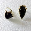 Black Obsidian Arrowheads Rings Wholesale Arrowhead Rings