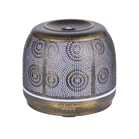 500ml Large Aromatherapy Diffuser Timing Ultrasonic Bronze Metal Diffuser Humidifier
500ml Large Aromatherapy Diffuser Timing Ultrasonic Bronze Metal Diffuser Humidifier