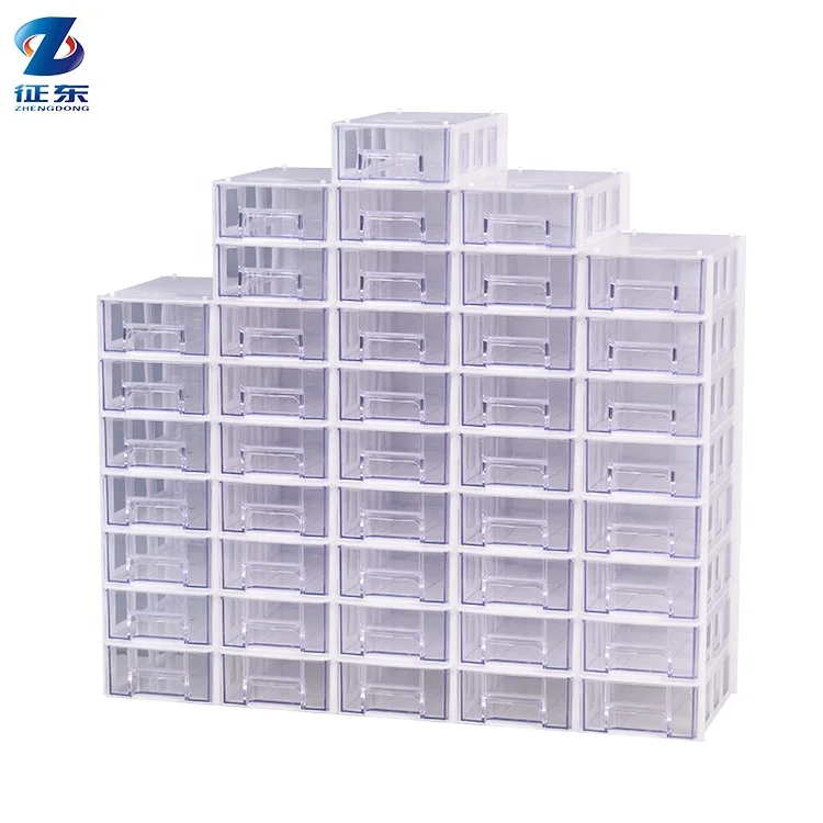 New design warehouse adjustable clear plastic mini storage drawers for small parts organizer
New design warehouse adjustable clear plastic mini storage drawers for small parts organizer